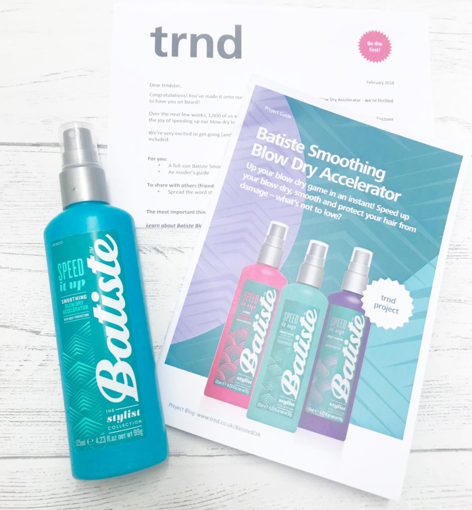 free trnd batiste dry shampoo blow dry