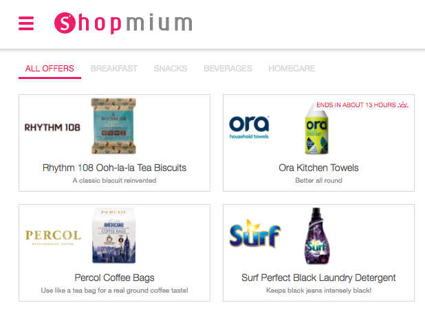 Shopmium supermarket cashback app