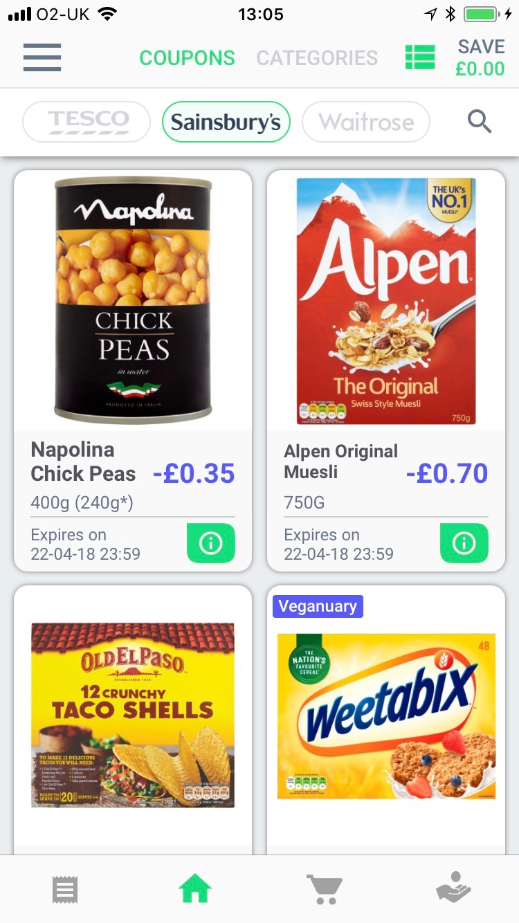 Green Jinn Supermarket Cashback App