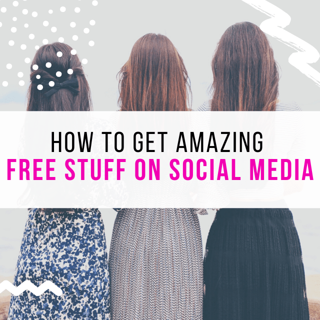 how to get free stuff on social media