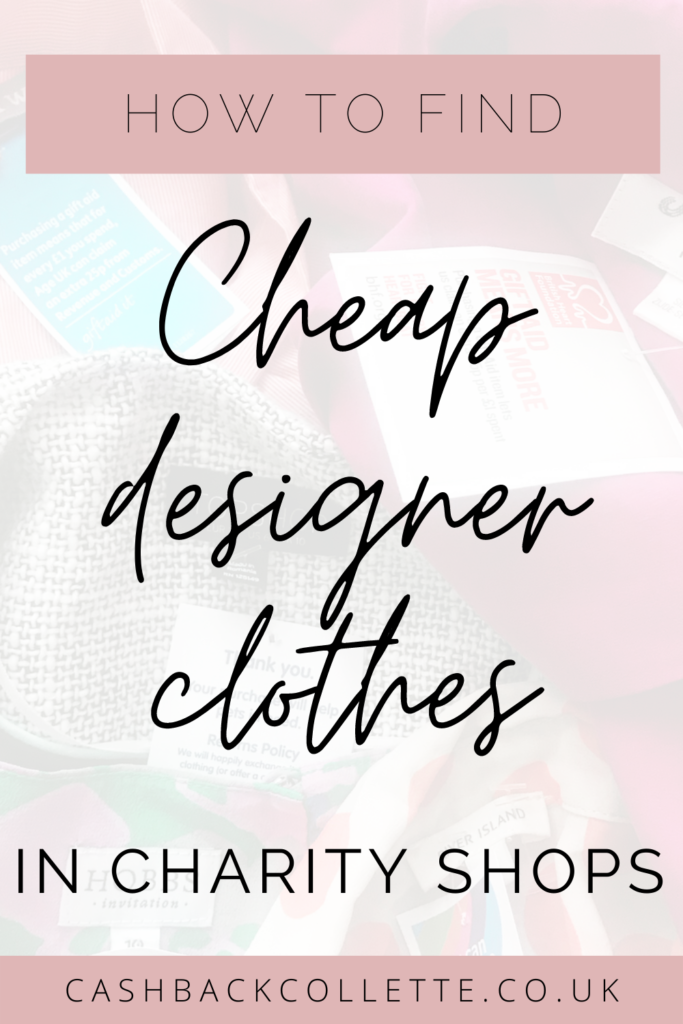 cheap designer clothes in charity shops