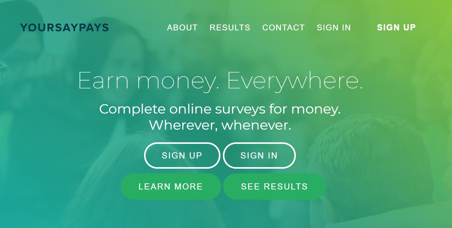 your say pays survey site
