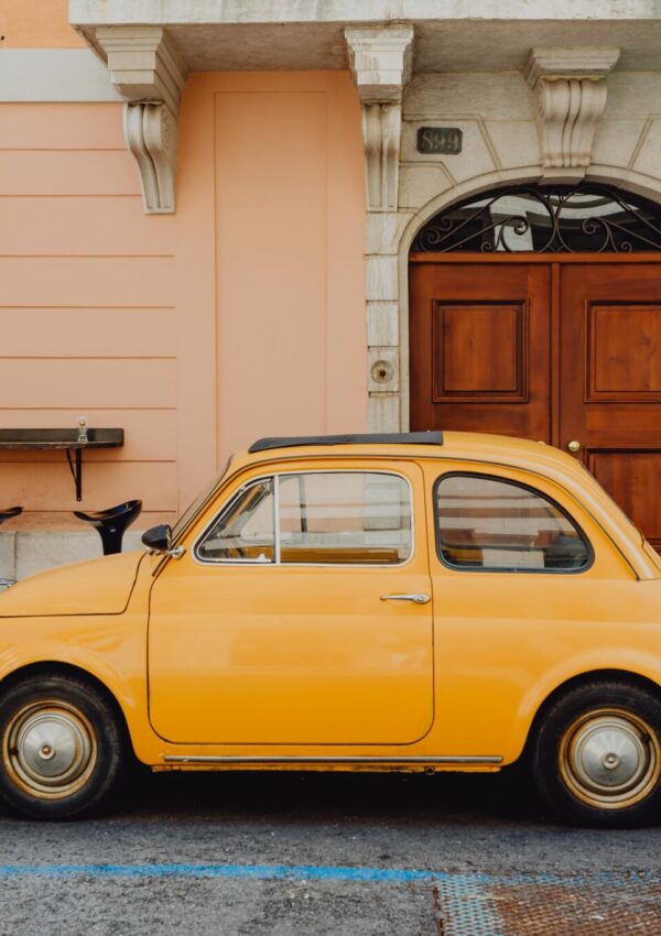 yellow car