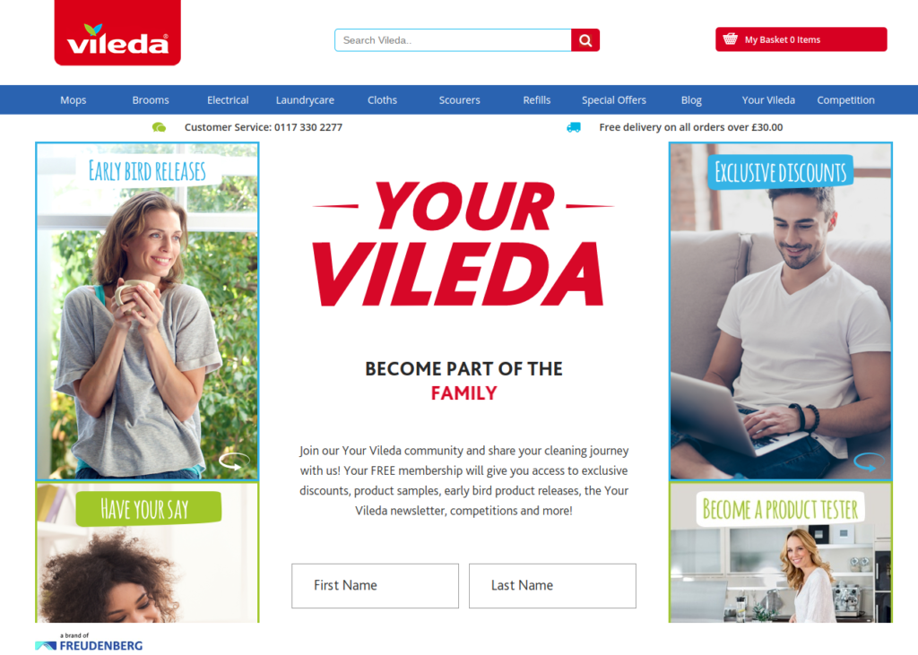 Vileda product testing opportunities