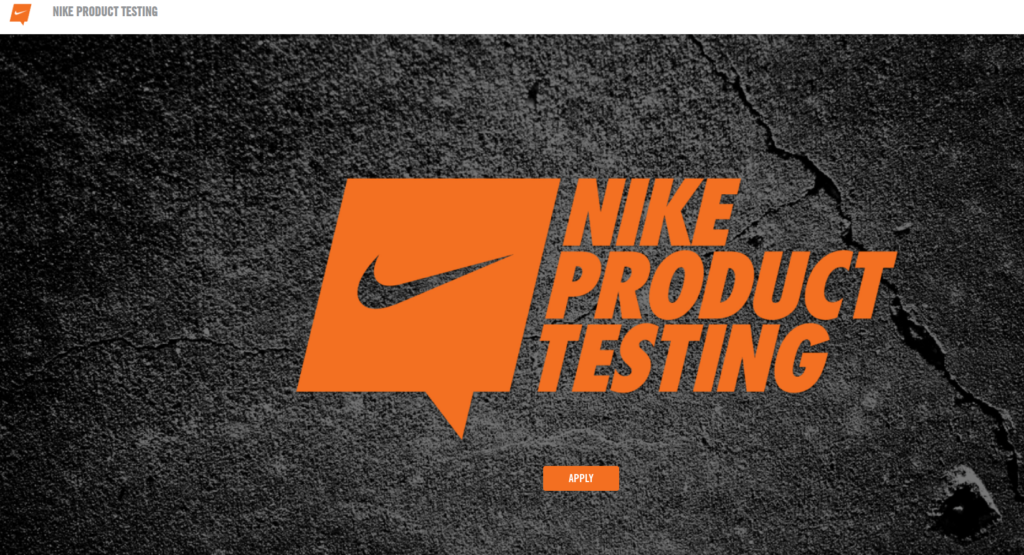 nike product testing site