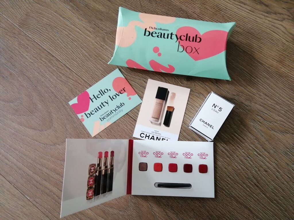 free Chanel samples from Debenhams Beauty Club