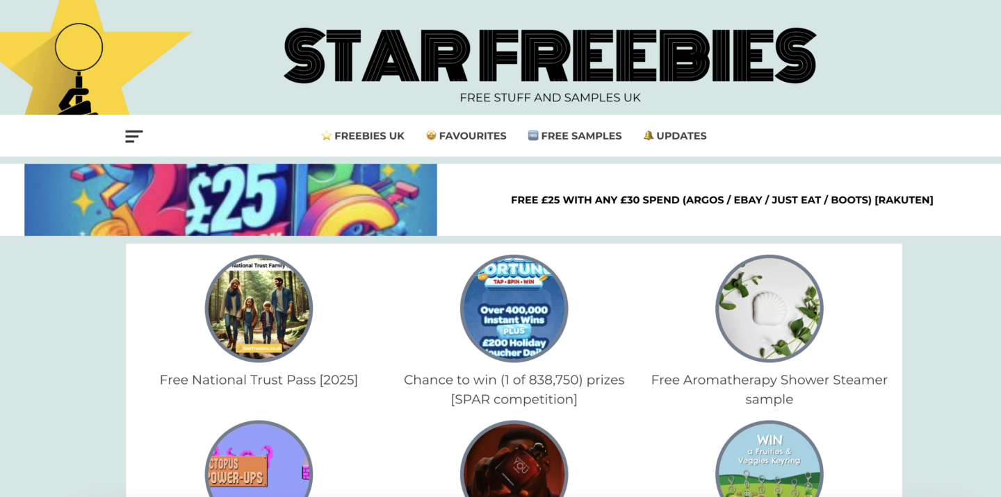 STAR FREEBIES SITE