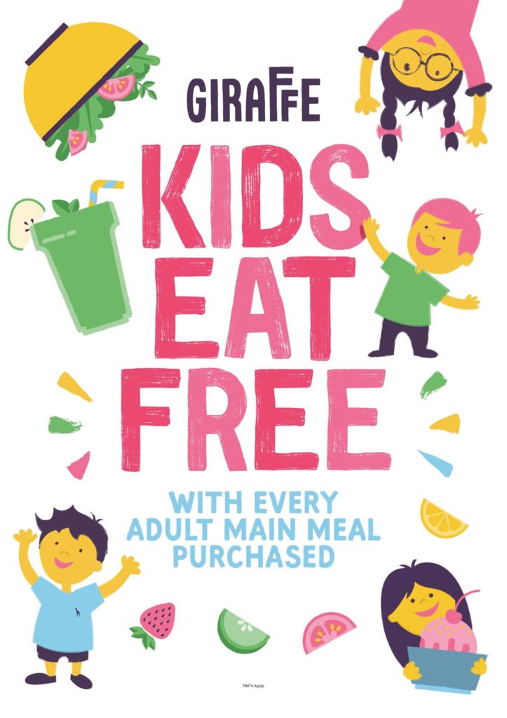 free food & drink for kids