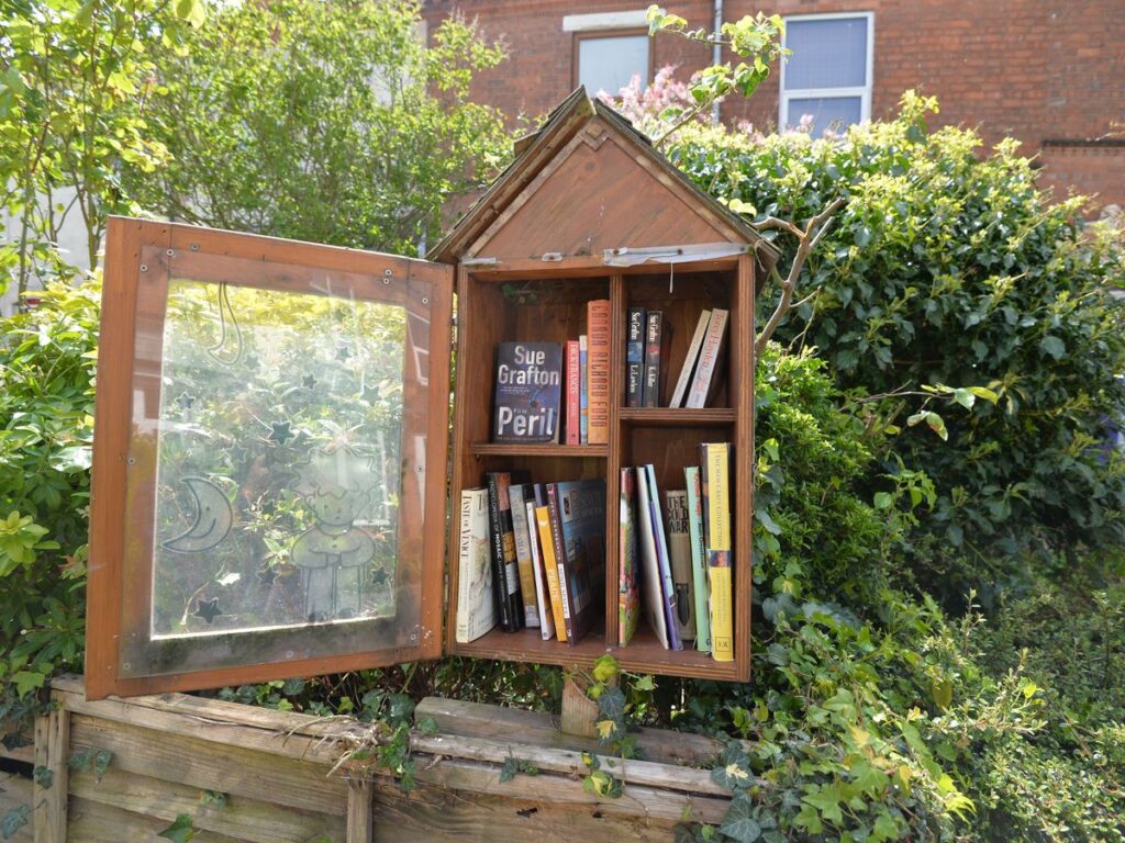 get free books and magazines with a little free library