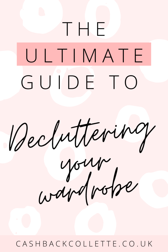 how to declutter your wardrobe