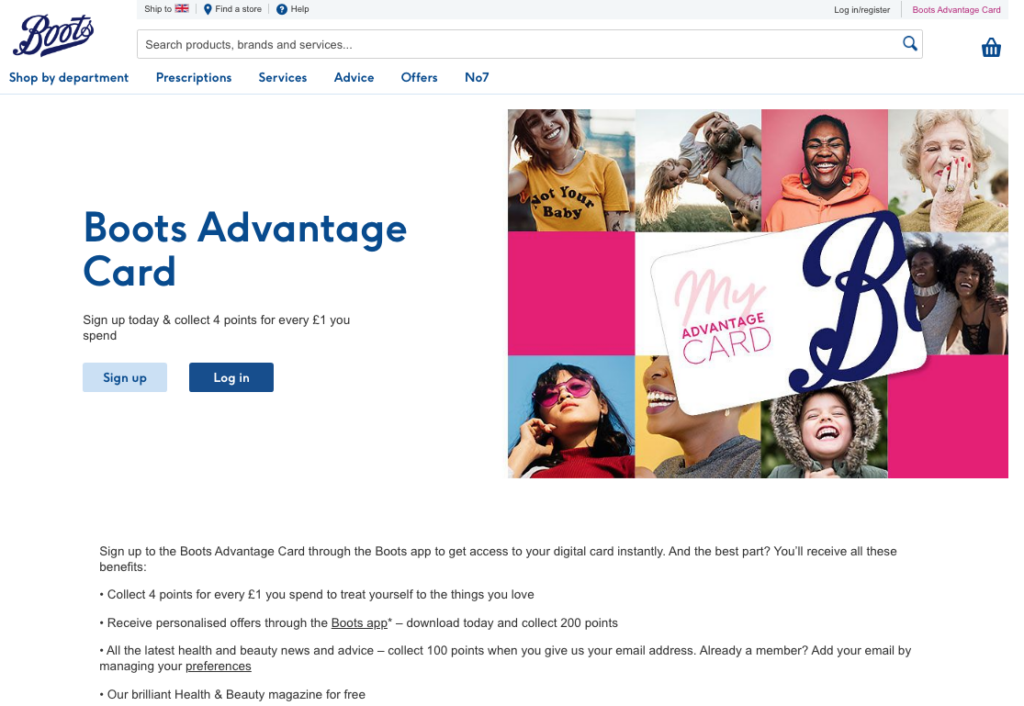 Boots Advantage Card