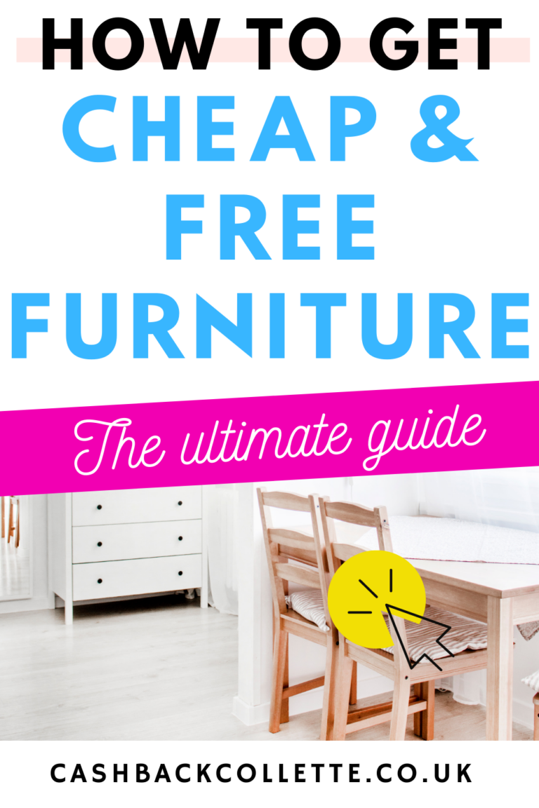 How To Get Cheap & Free Furniture The Ultimate Guide Cashback Collette