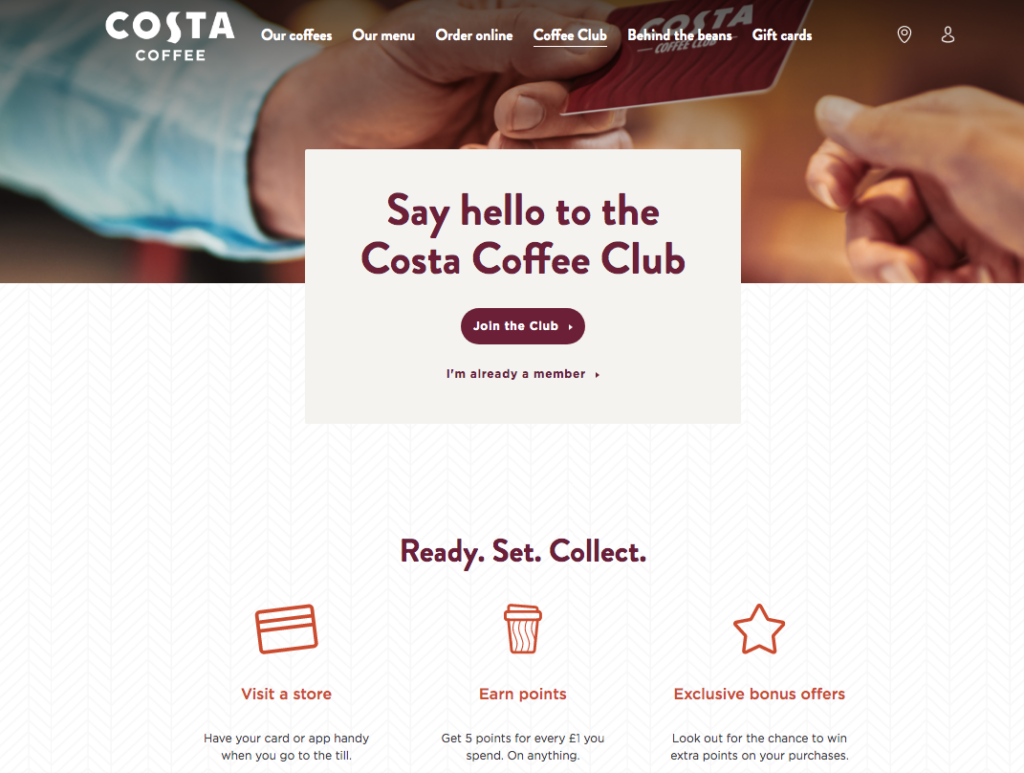 Costa Coffee Club 