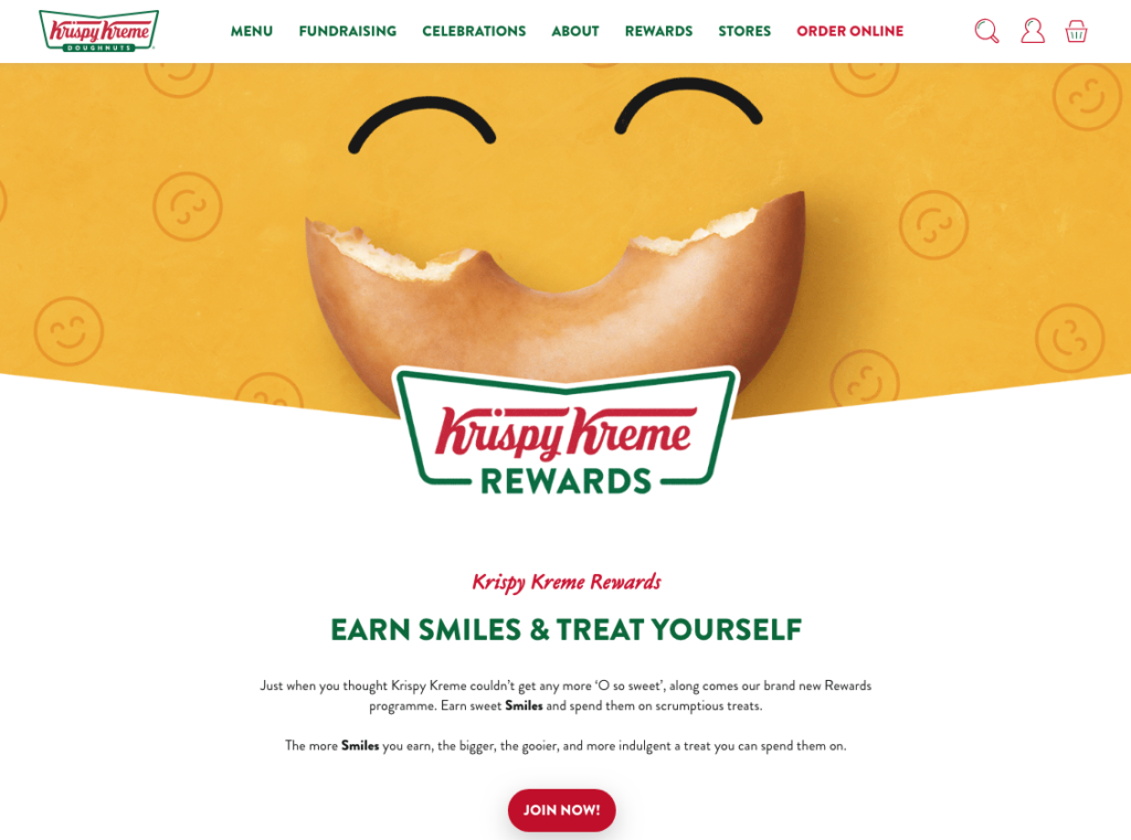 Krispy Kreme rewards