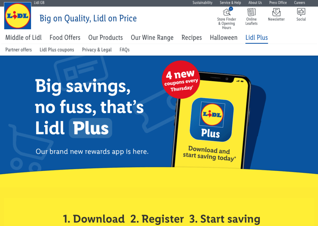 Lidl loyalty app scheme