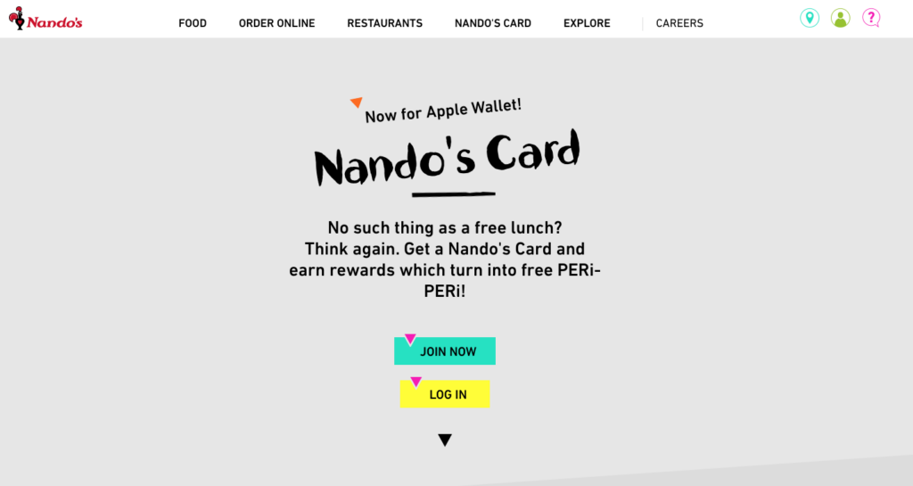 Nando's card