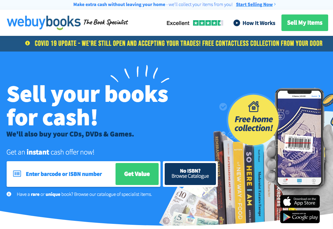 How To Sell Books Online & Make Extra Cash - Cashback Collette