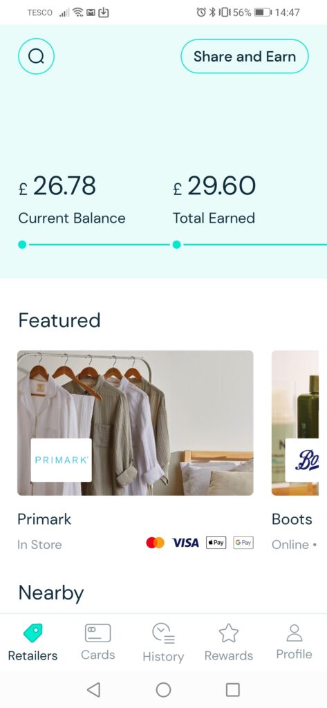 Airtime rewards amount