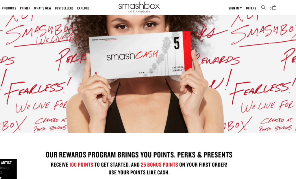 Smashbox loyalty scheme