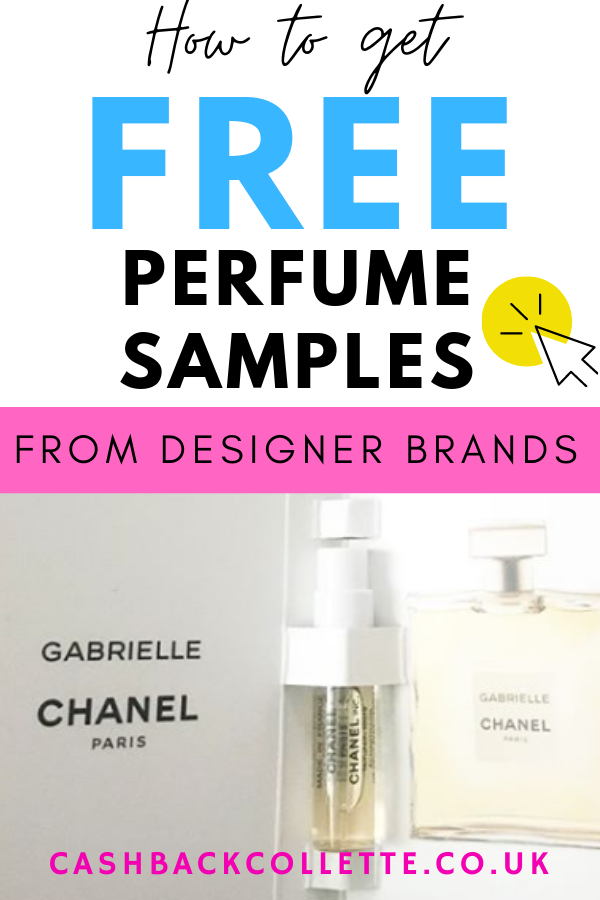 How To Get Unlimited FREE Perfume Samples In The UK - Cashback Collette