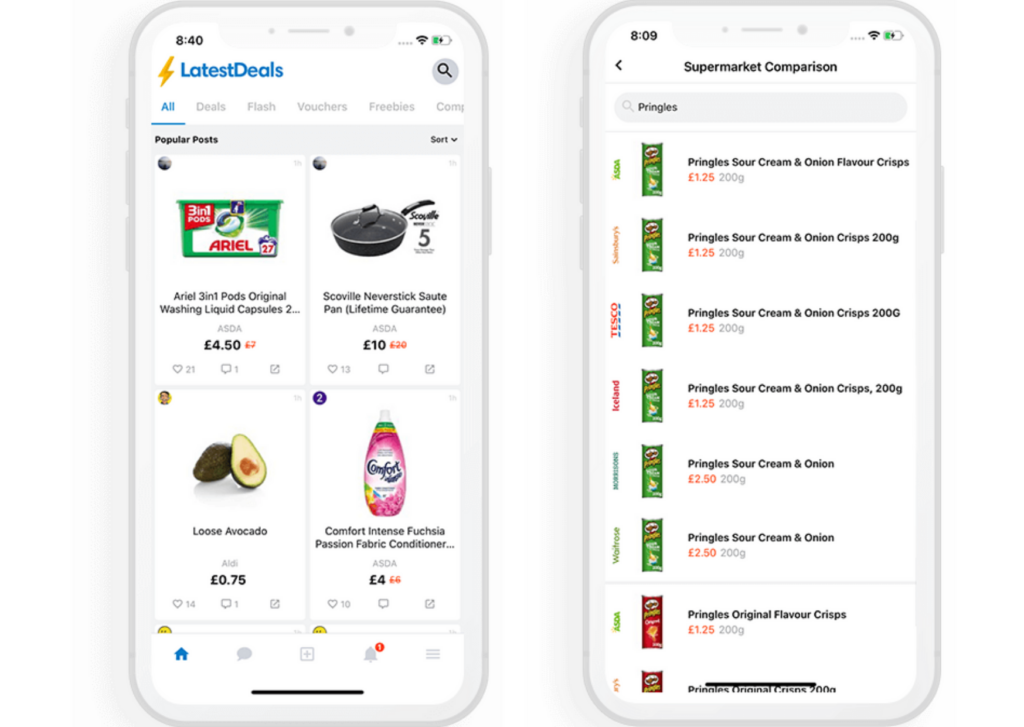 Latest Deals Supermarket Comparison App
