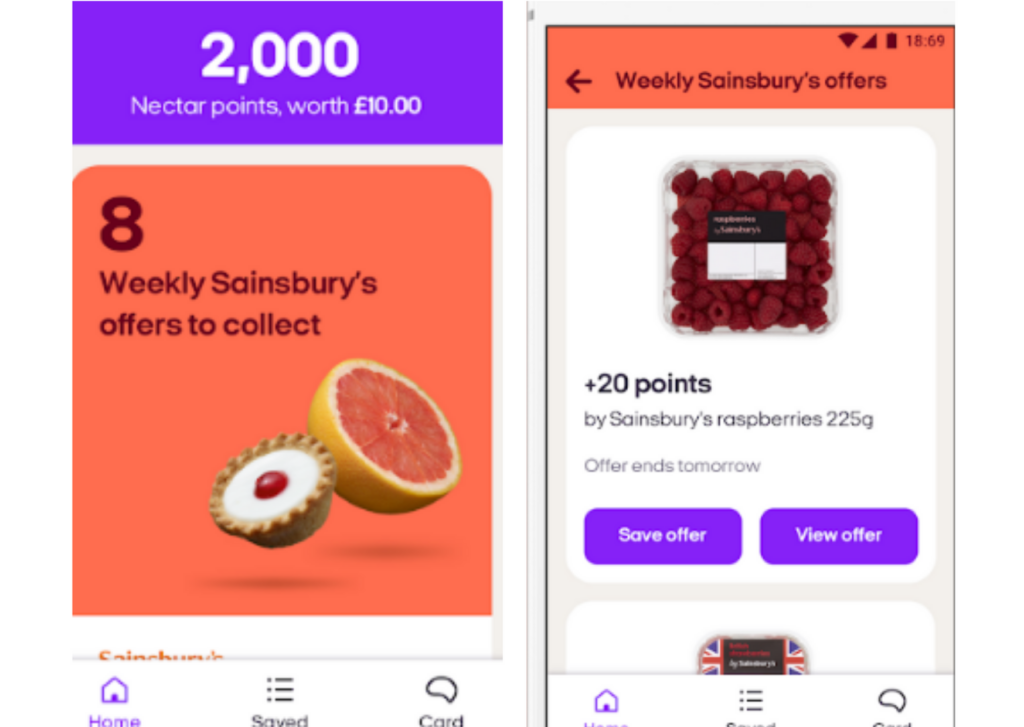 SAINSBURY'S NECTAR APP