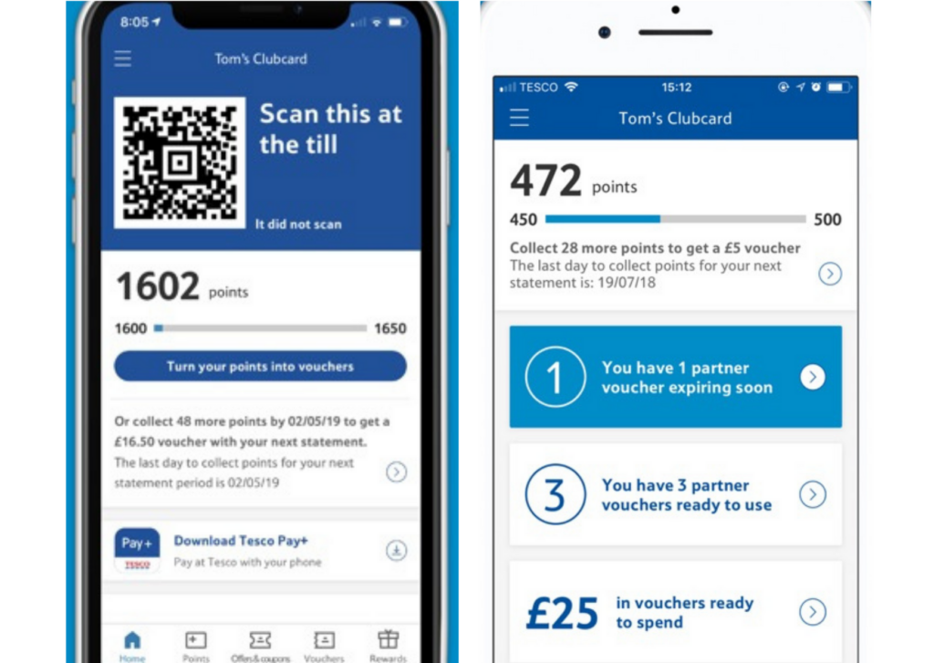 TESCO CLUBCARD APP