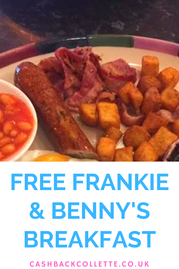 FRANKIE & BENNY'S FREE BREAKFAST PIN