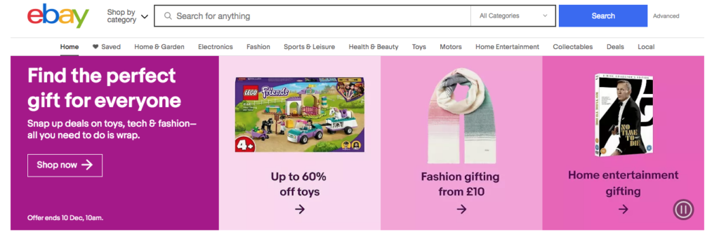 Collect Nectar points on eBay 