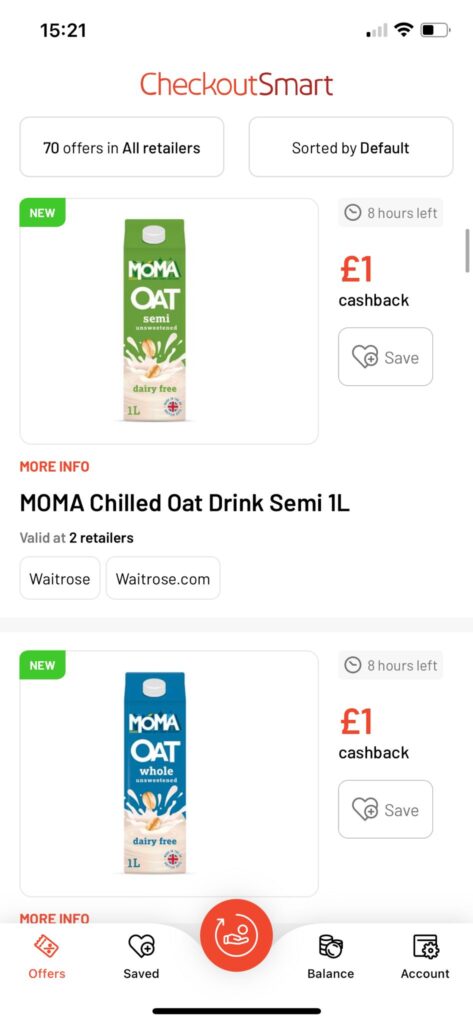 CheckoutSmart drink offers 
