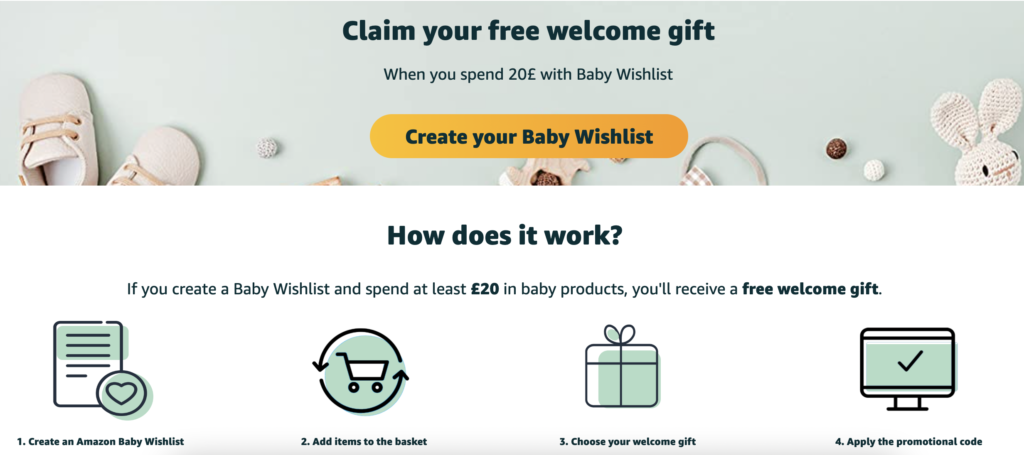 Free Amazon baby gift