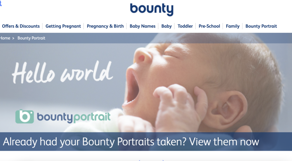 Free Bounty newborn photoshoot