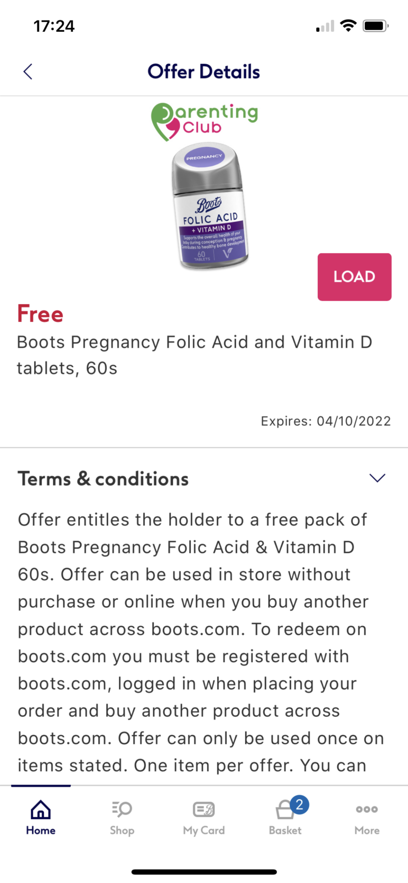 Boots Parenting Club How To Get Free Baby Stuff At Boots Cashback