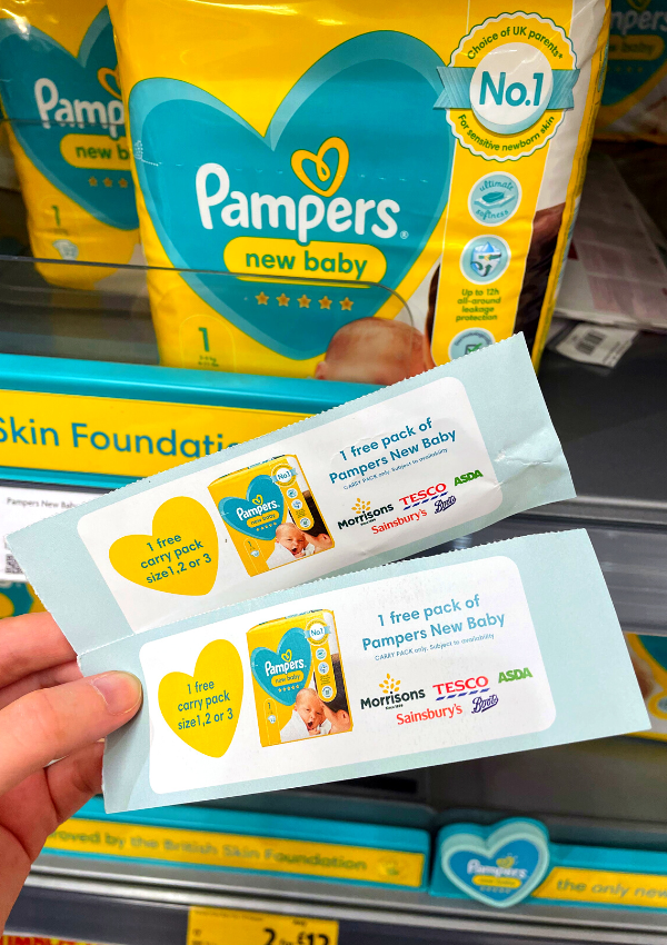 FREE PAMPERS NAPPIES COUPONS
