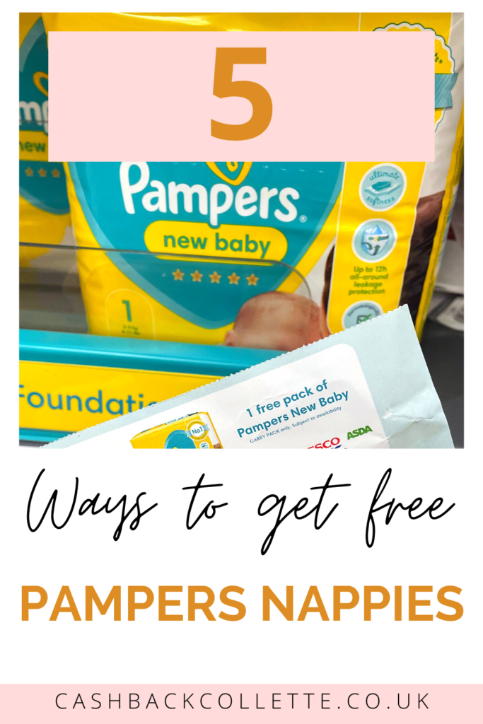 WAYS TO GET FREE PAMPERS NAPPIES PIN
