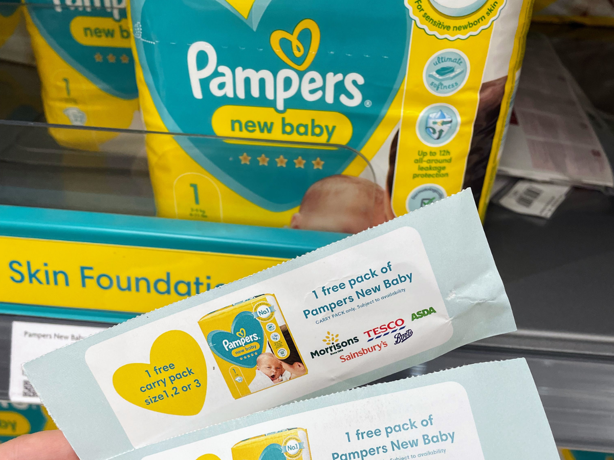 free pampers nappies