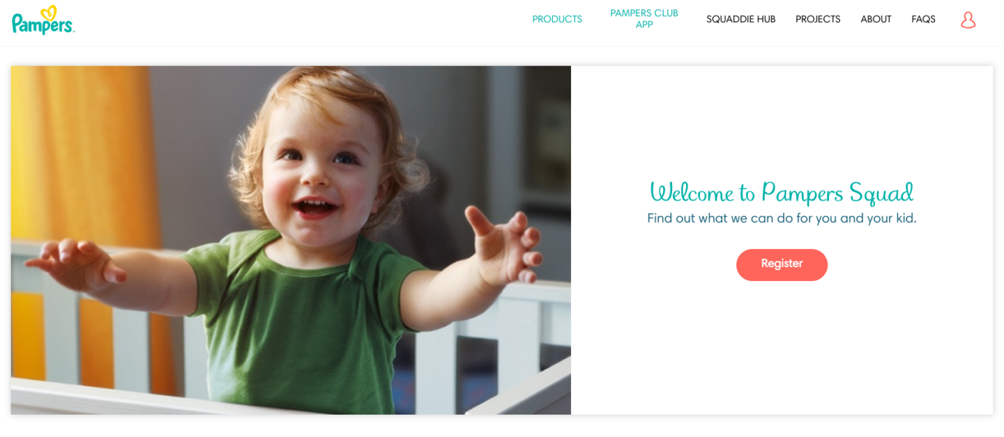 Pampers squad product testing site