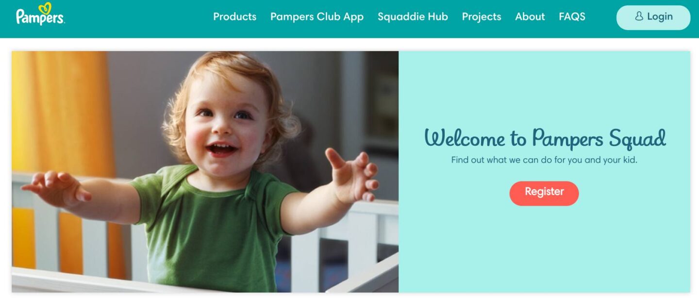 Pampers Squad product testing 
