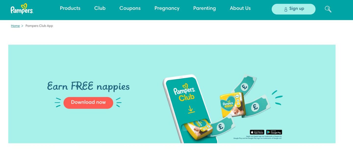 Baby clubs to join - Pampers Club