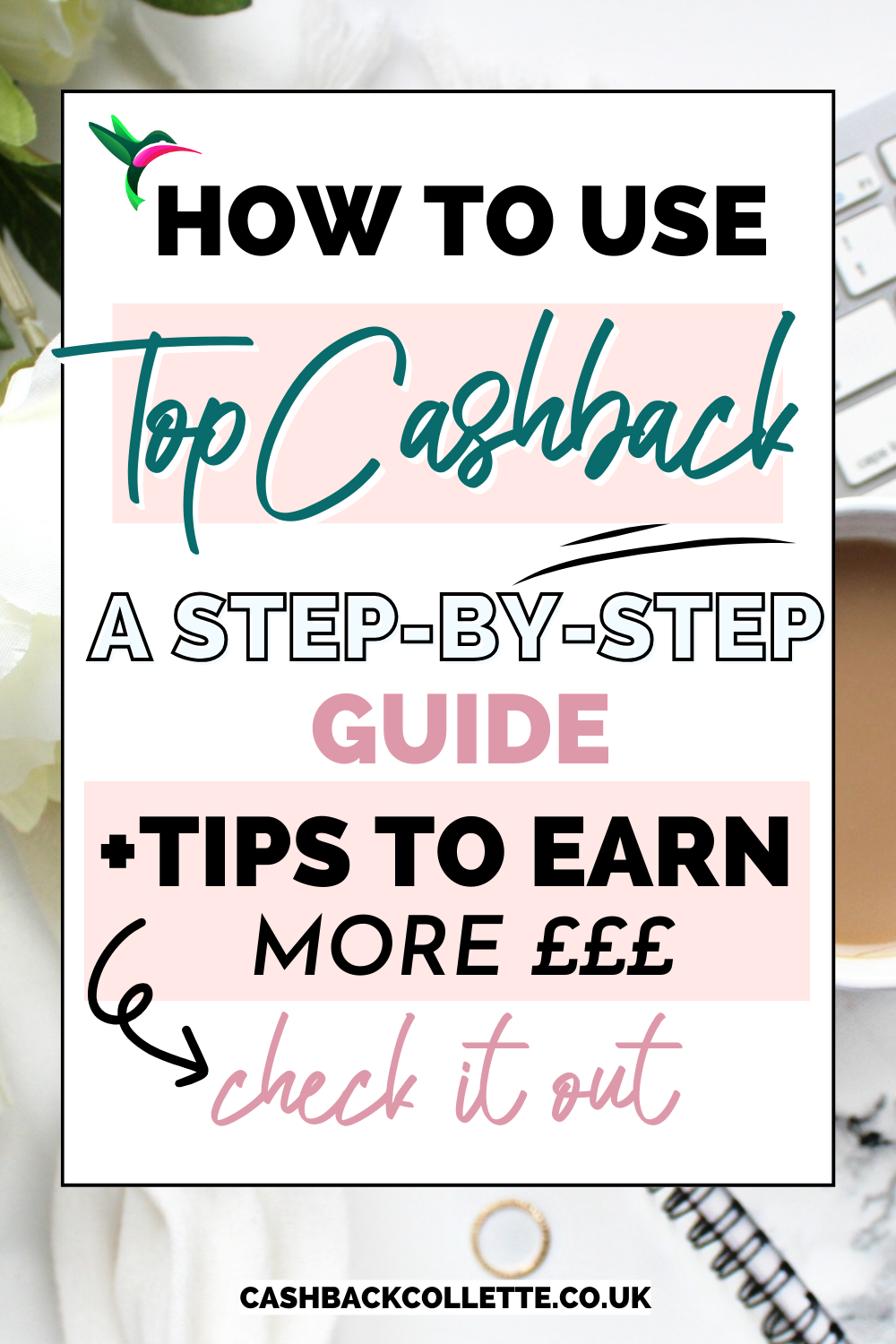 How to use TopCashback Pin 