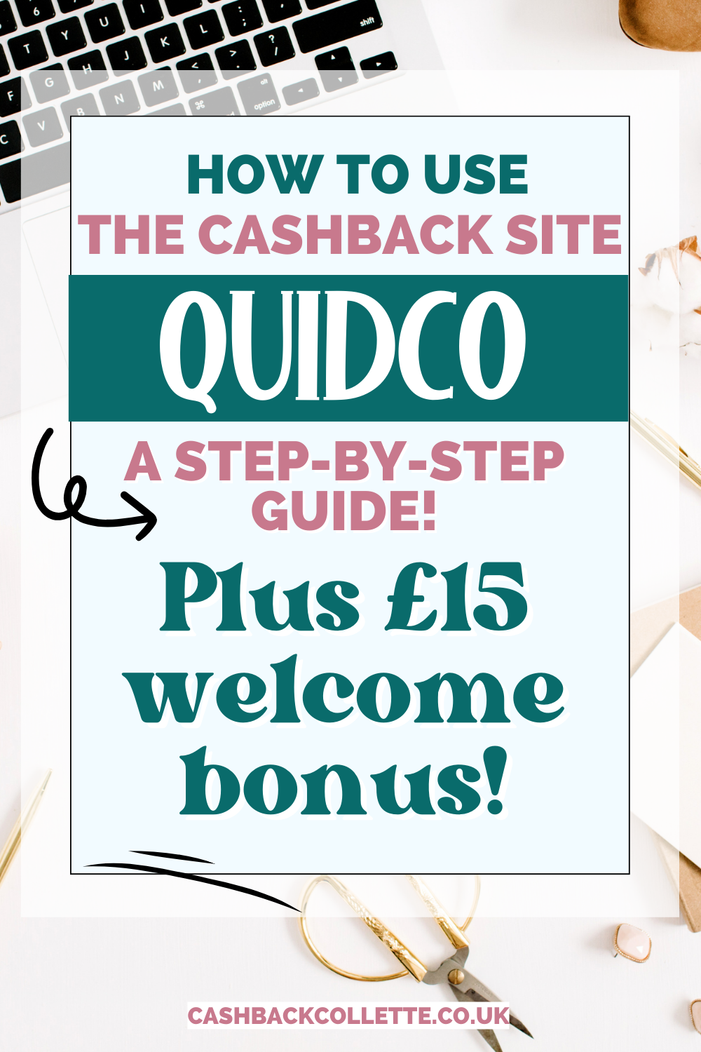 How to use Quidco pin 