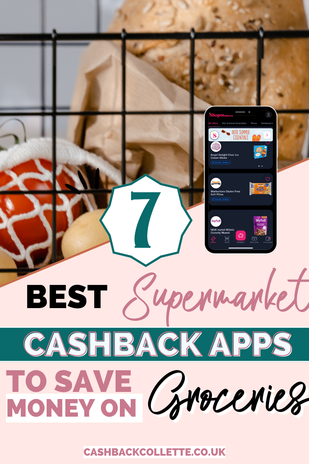 Best supermarket cashback apps pin