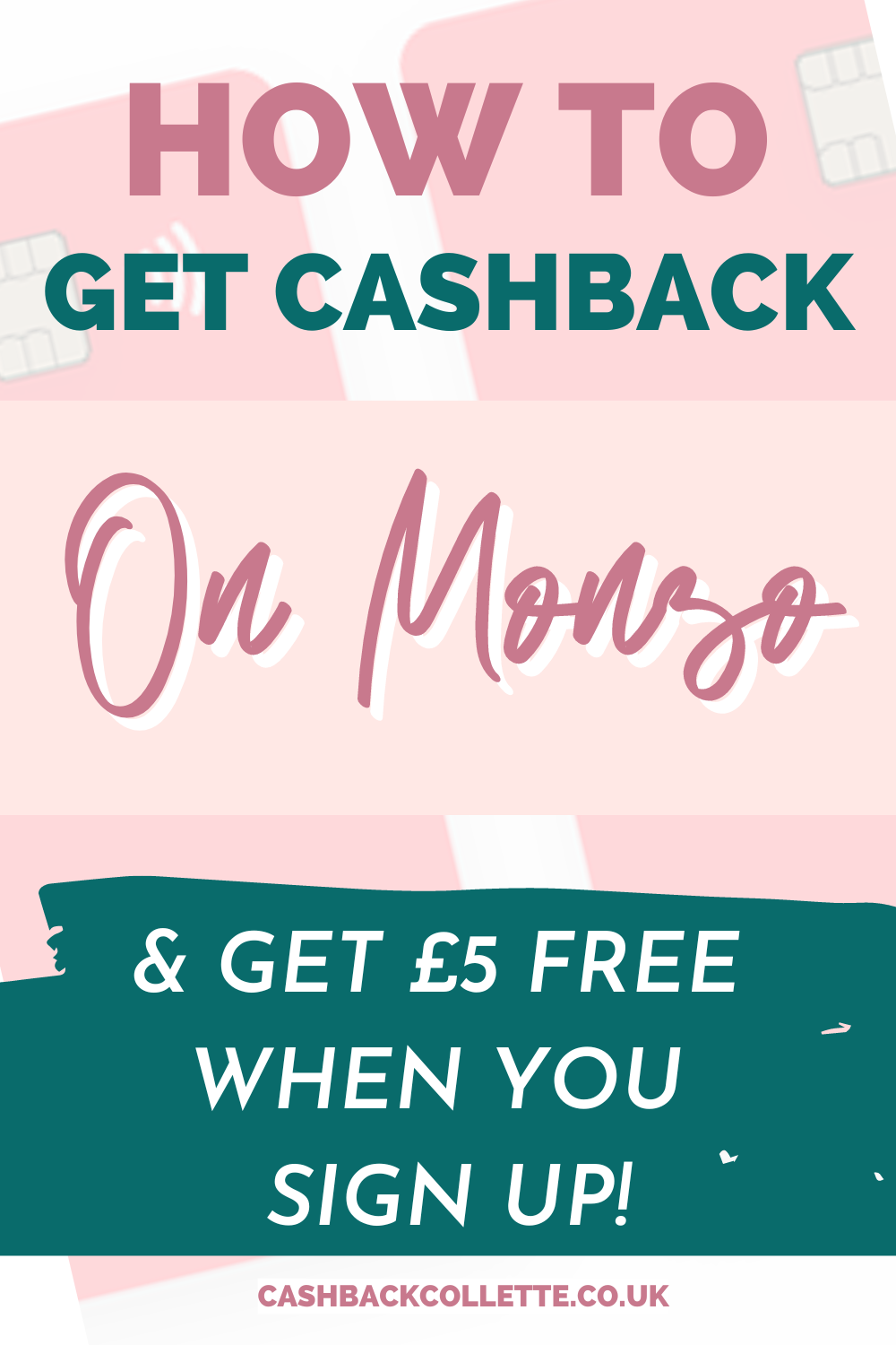 MONZO CASHBACK PIN