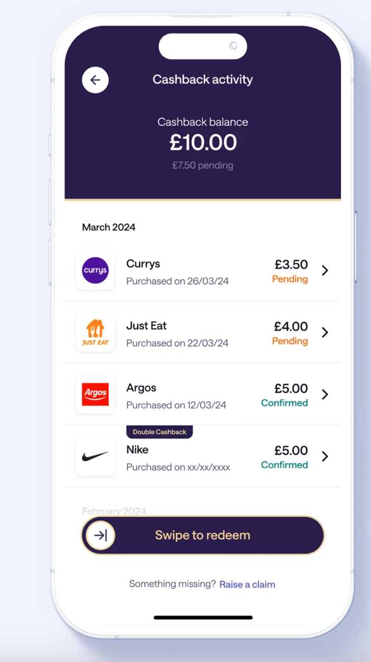 MoneySuperMarket cashback app