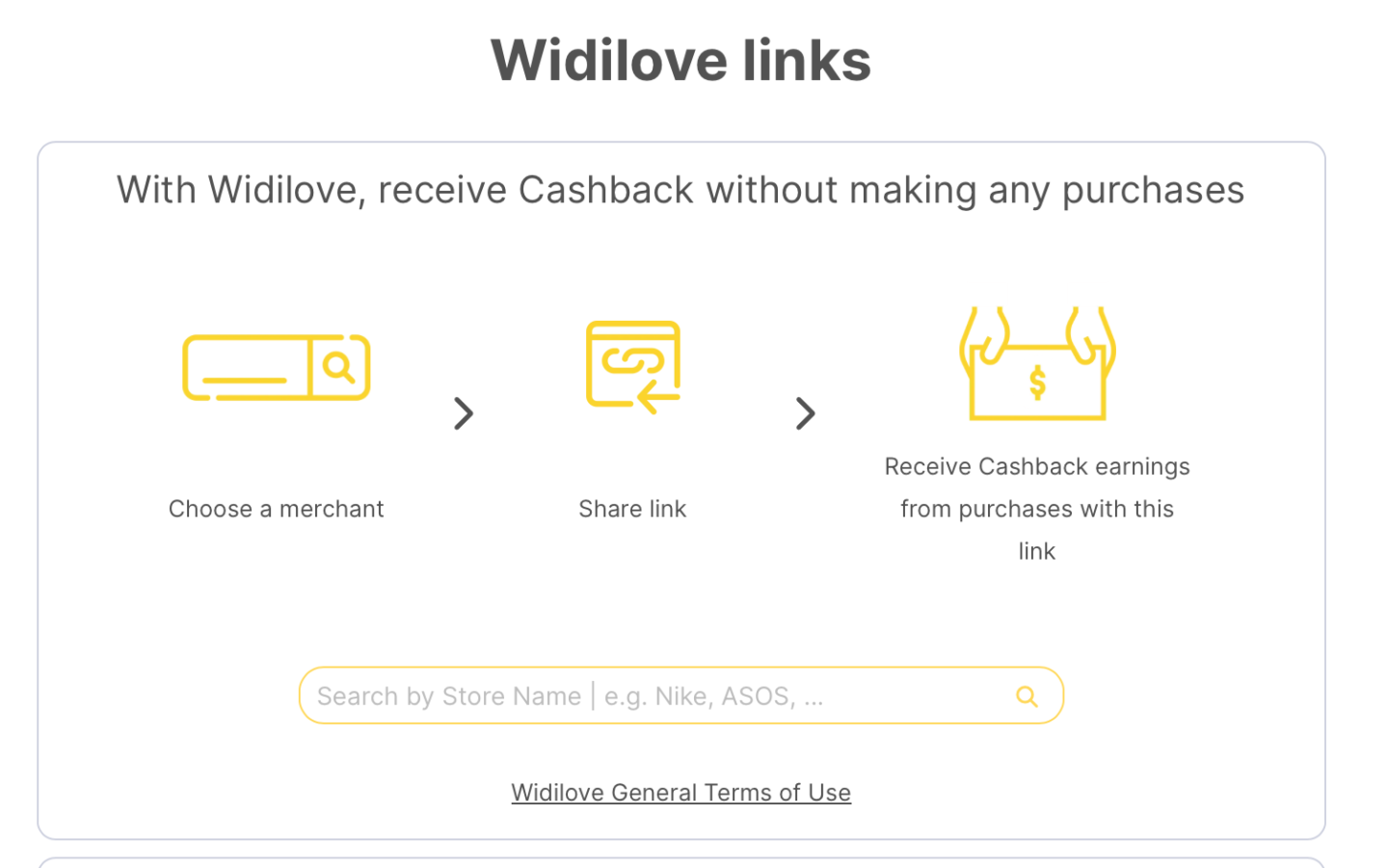 Widilove links 